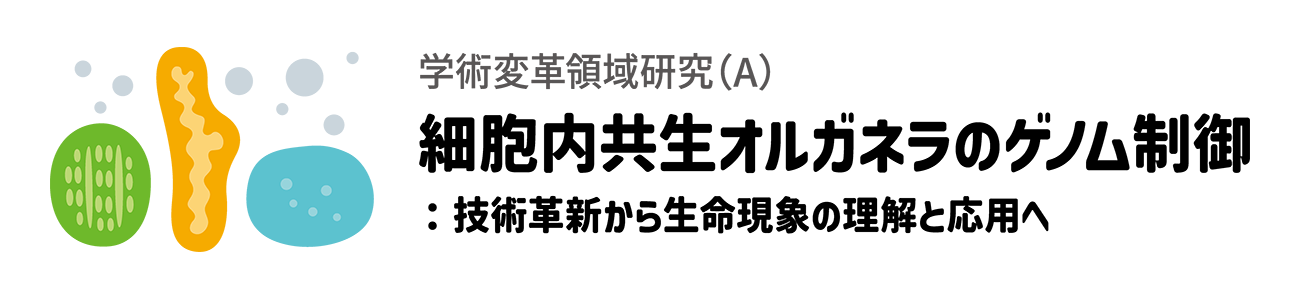 学術変革領域研究(A)細胞内共生オルガネラのゲノム制御:技術革新から生命現象の理解と応用へ