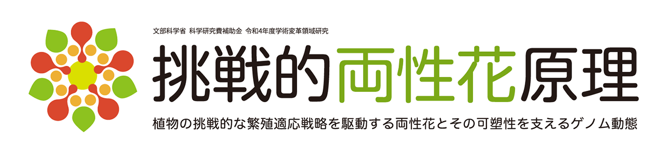令和4(2022)年度 学術変革領域研究(A) 植物の挑戦的な繁殖適応戦略を駆動する両性花とその可塑性を支えるゲノム動態