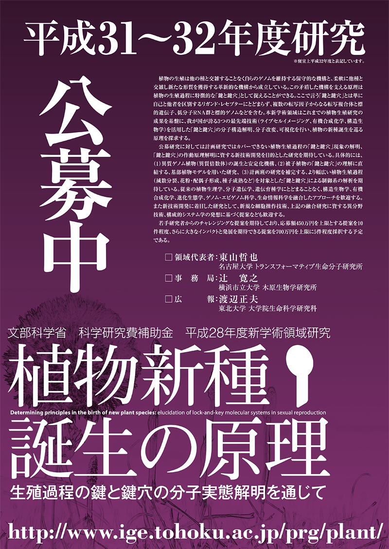 平成29～30年度研究　公募中