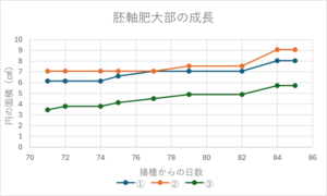 カブ胚軸肥大部の成長.xlsx.png